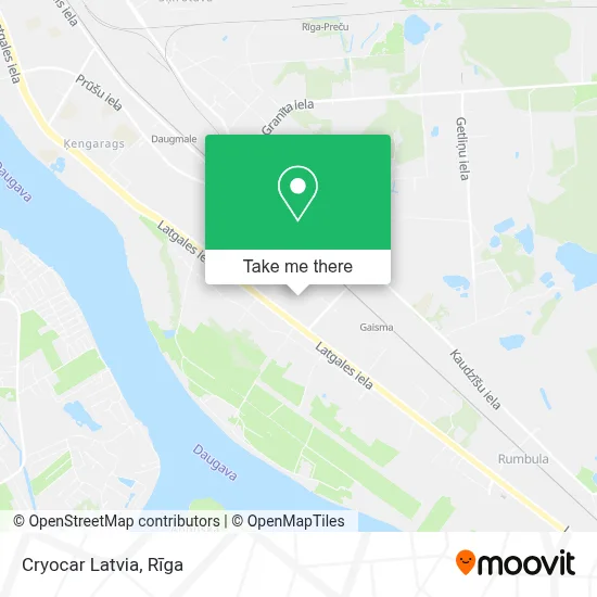 Cryocar Latvia map