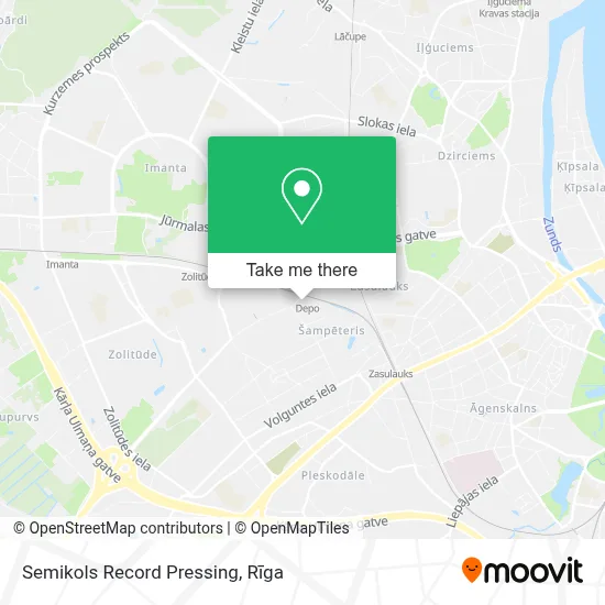 Semikols Record Pressing map
