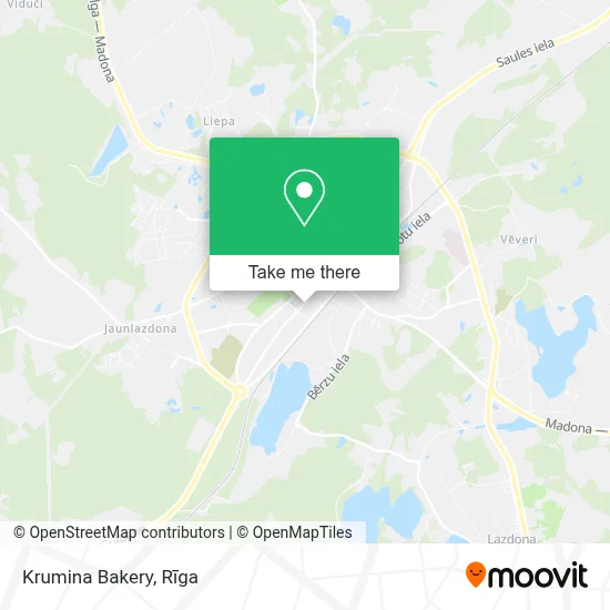 Krumina Bakery map