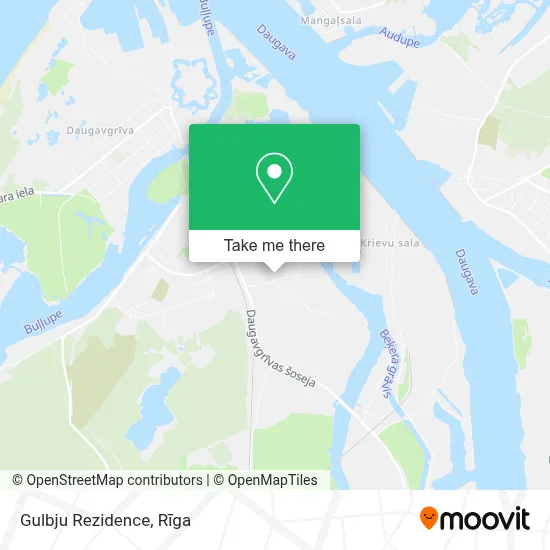 Gulbju Rezidence map