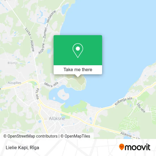 Lielie Kapi map