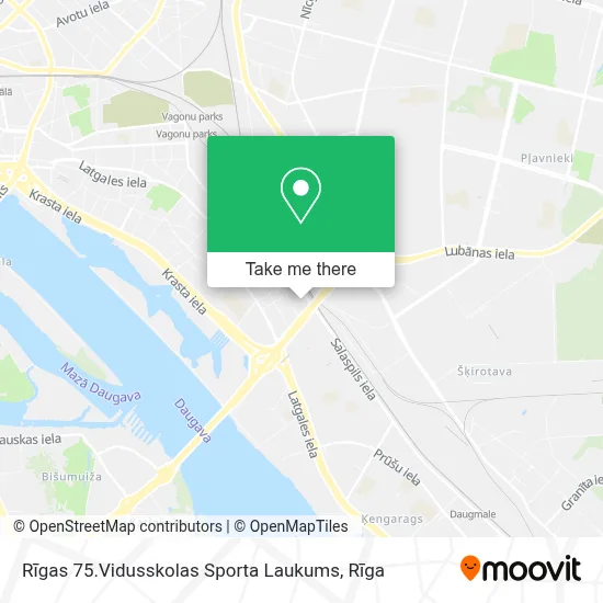 Rīgas 75.Vidusskolas Sporta Laukums map