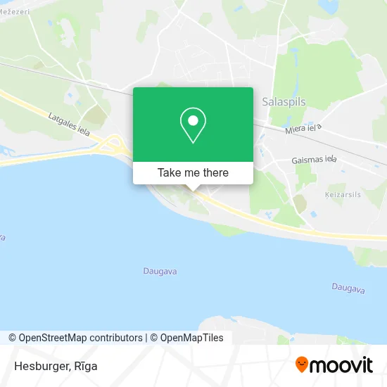 Hesburger map