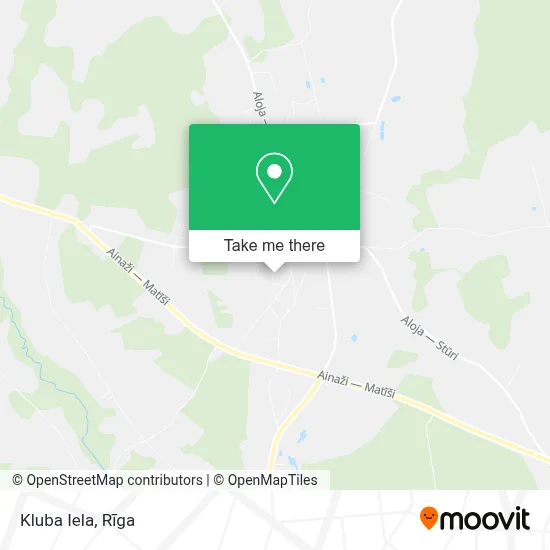 Kluba Iela map