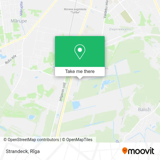 Strandeck map