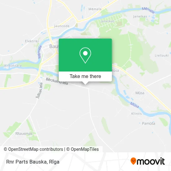 Rnr Parts Bauska map