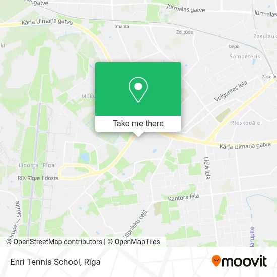 Enri Tennis School map