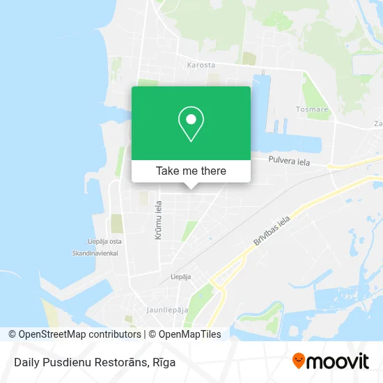 Daily Pusdienu Restorāns map