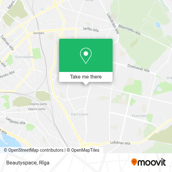 Beautyspace map