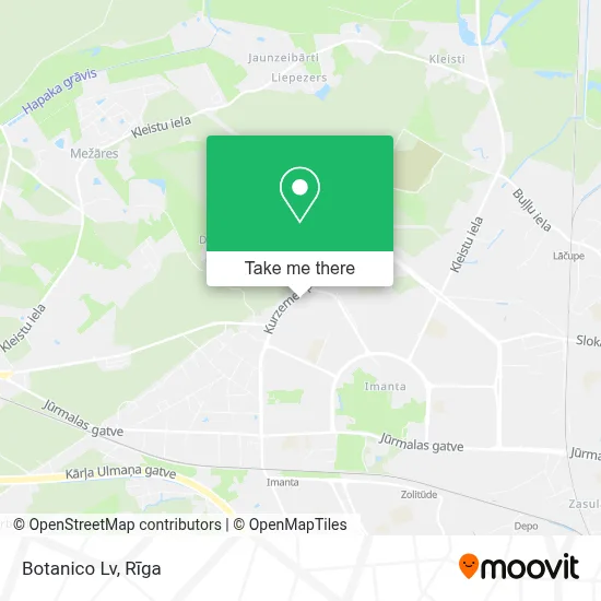 Botanico Lv map