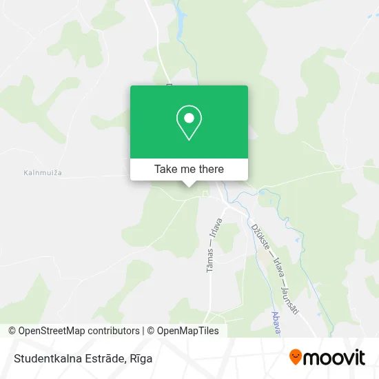 Studentkalna Estrāde map