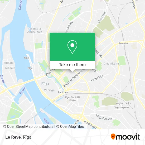 Le Reve map
