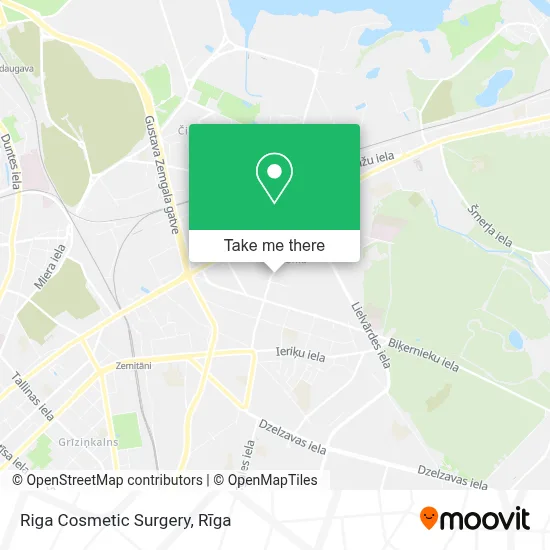 Riga Cosmetic Surgery map