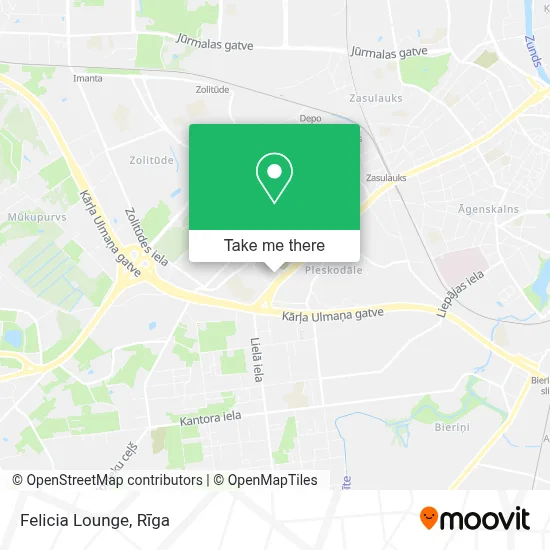 Felicia Lounge map