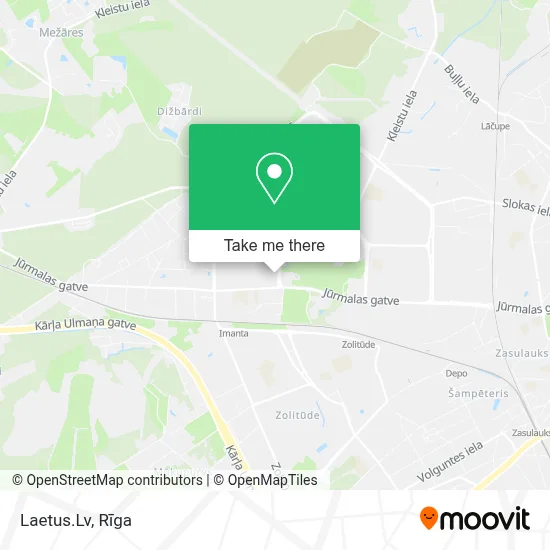 Laetus.Lv map