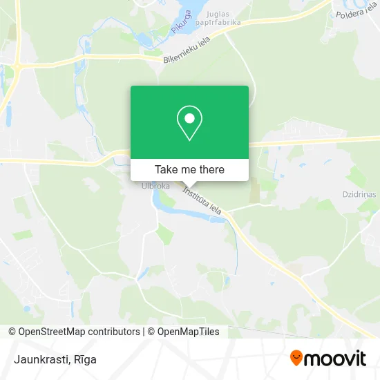 Jaunkrasti map