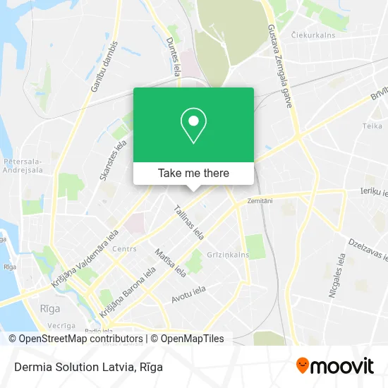 Dermia Solution Latvia map