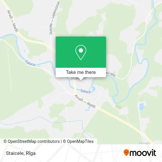 Staicele map