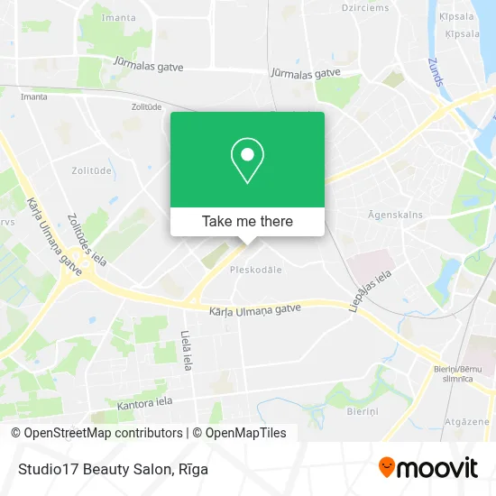 Studio17 Beauty Salon map