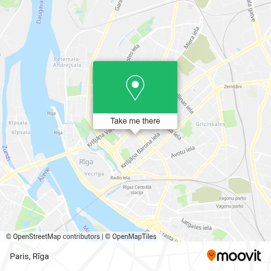 Paris map