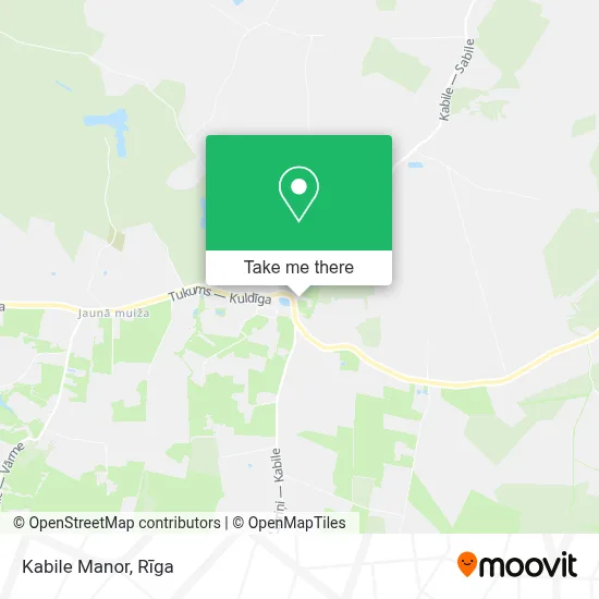 Kabile Manor map