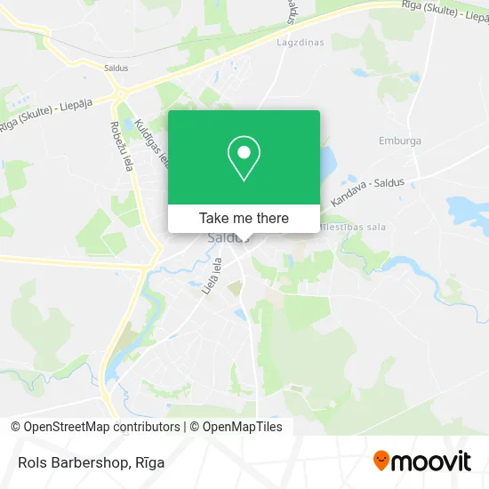 Rols Barbershop map