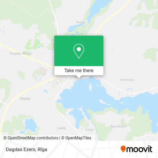 Dagdas Ezers map