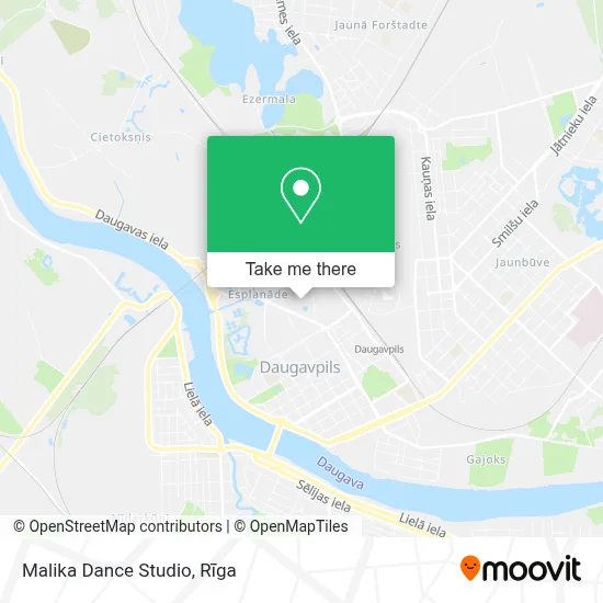 Malika Dance Studio map