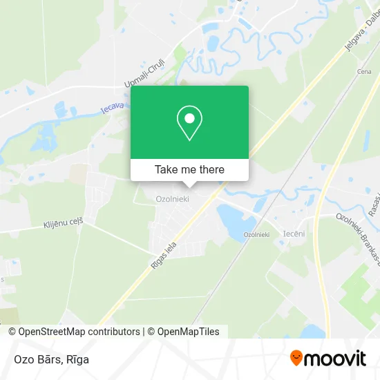 Ozo Bārs map