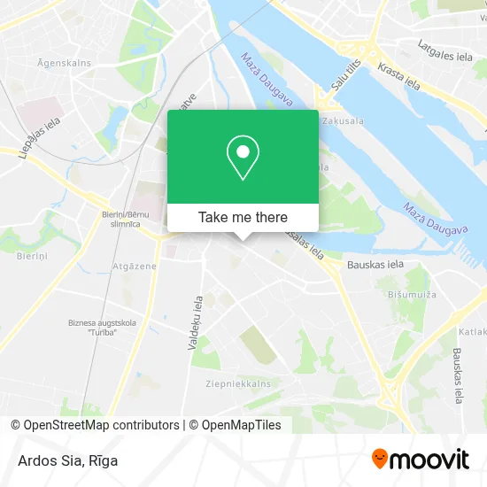 Ardos Sia map