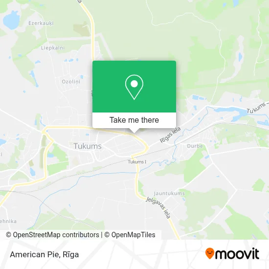 American Pie map
