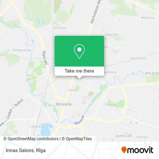 Innas Salons map