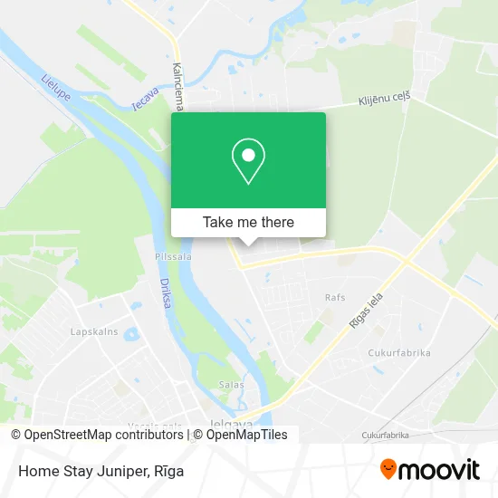 Home Stay Juniper map