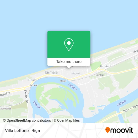 Villa Lettonia map
