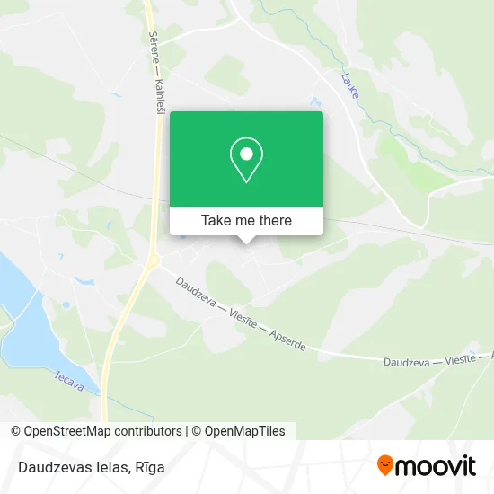 Daudzevas Ielas map