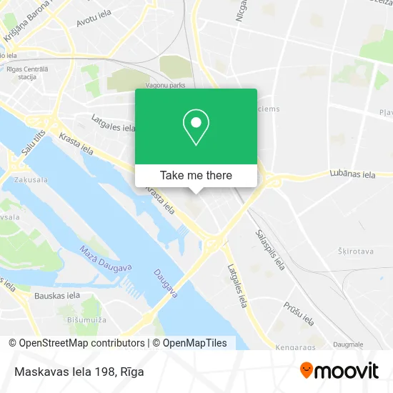 Maskavas Iela 198 map
