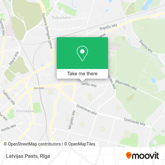 Latvijas Pasts map