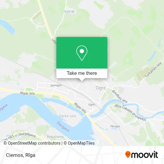Ciemos map