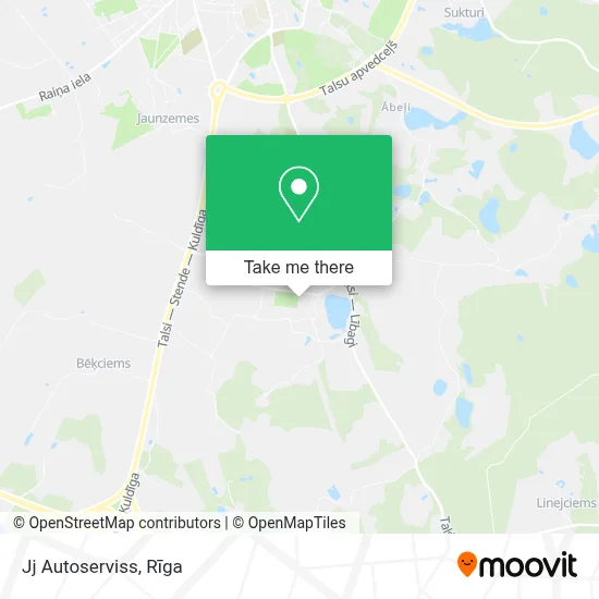 Jj Autoserviss map