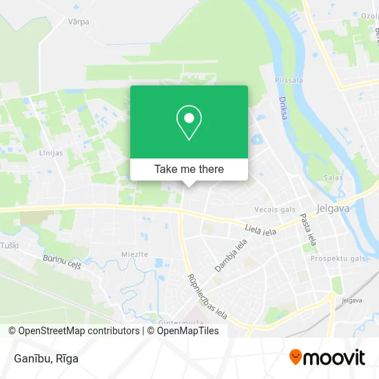 Ganību map