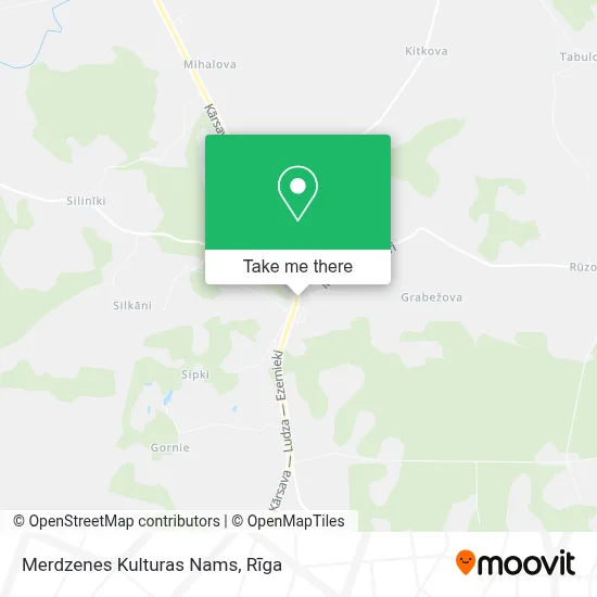 Merdzenes Kulturas Nams map