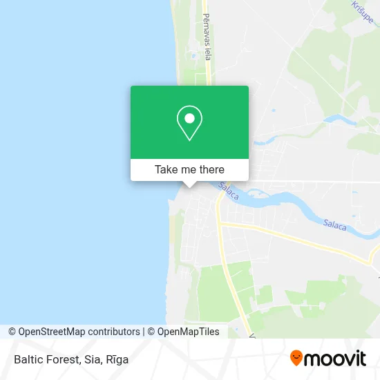Baltic Forest, Sia map