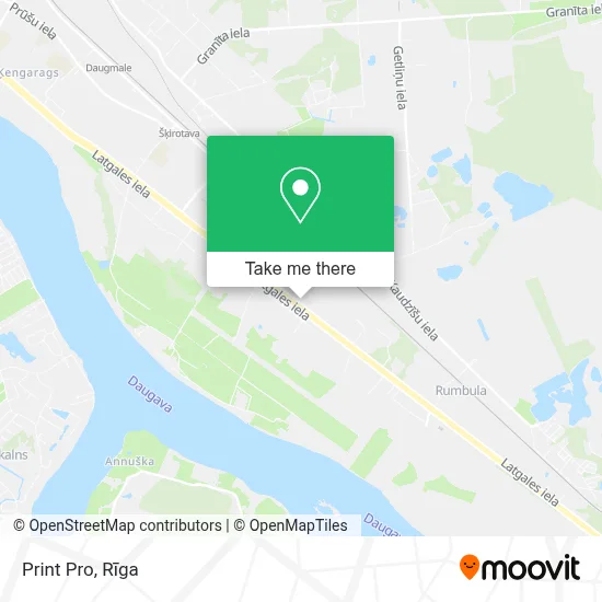 Print Pro map