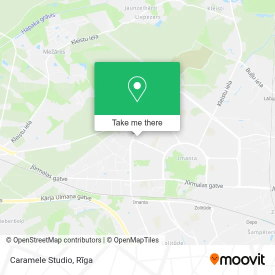 Caramele Studio map