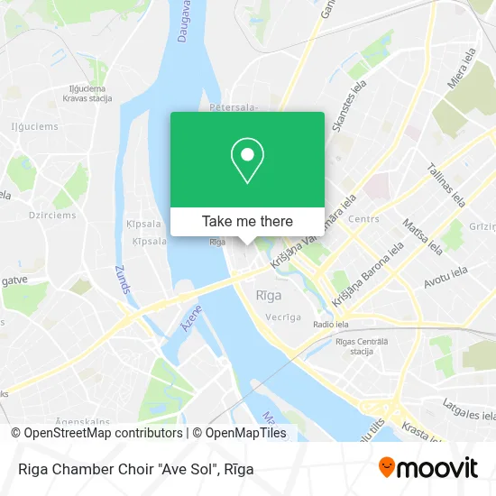 Riga Chamber Choir "Ave Sol" map