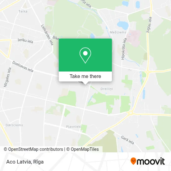 Aco Latvia map