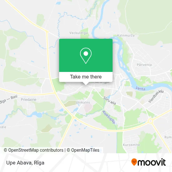 Upe Abava map