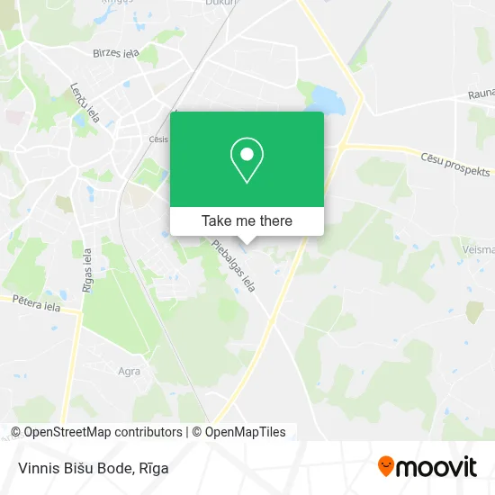 Vinnis Bišu Bode map