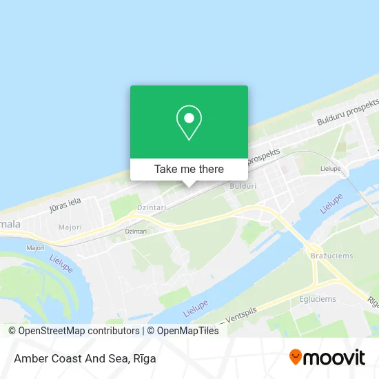 Amber Coast And Sea map