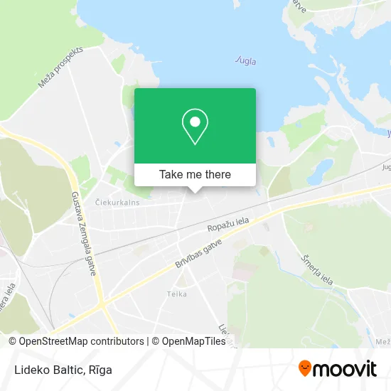 Lideko Baltic map